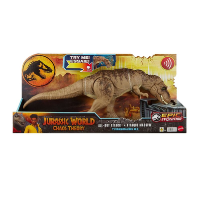 Jurassic world aggressive t-rex figure hxf53, , medium