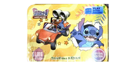 Stitch trading card game collectible tin box – yellow special edition, , medium