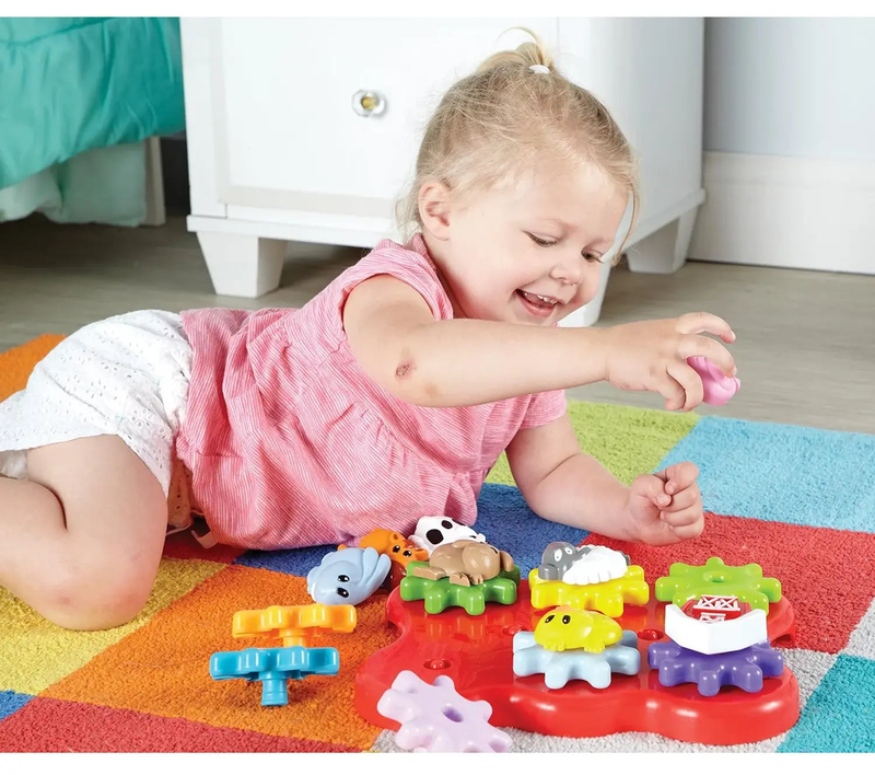 Learning resources barnyard friends build & spin, , medium-null