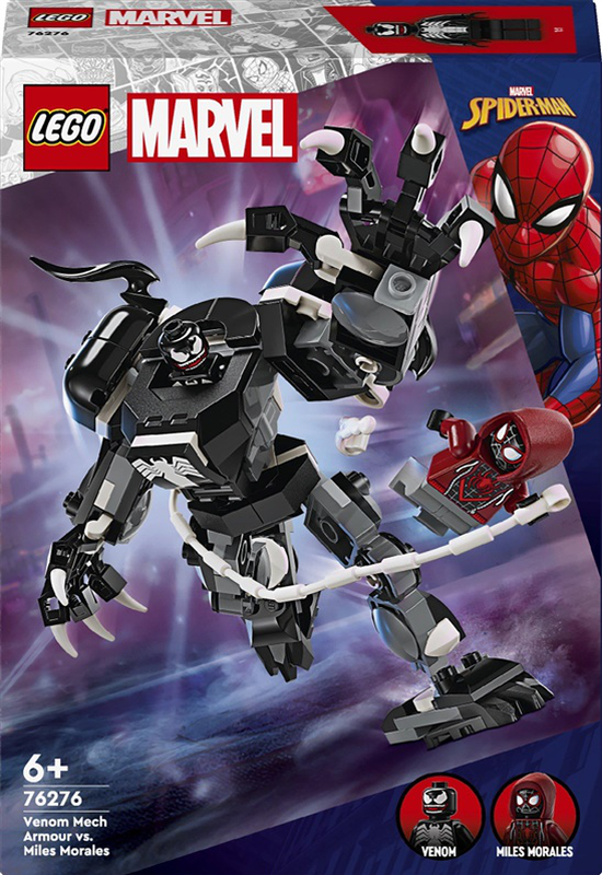 Lego marvel spiderman 76276 venom mech armor vs. Miles morales, , medium image number null