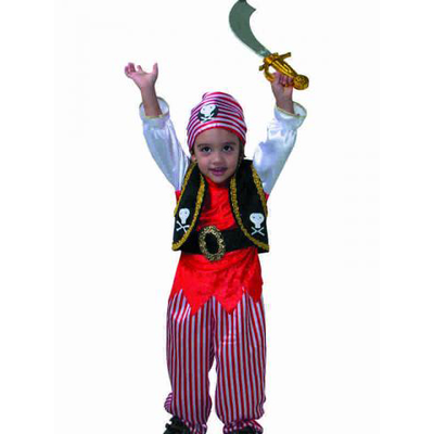 Little pirate costume 6-12m, , medium