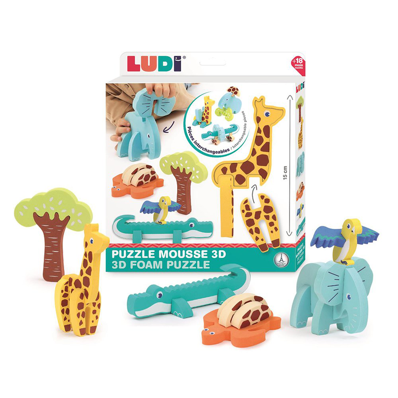 3d foam puzzle, , medium image number null