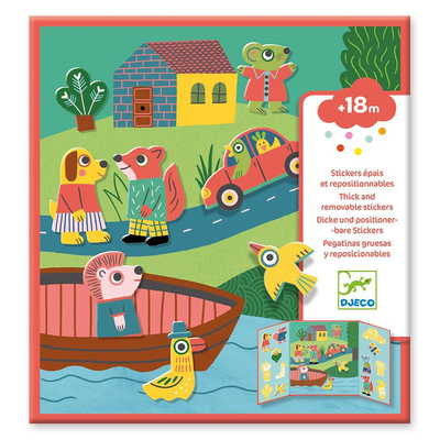 Reusable stickers - animals, , medium