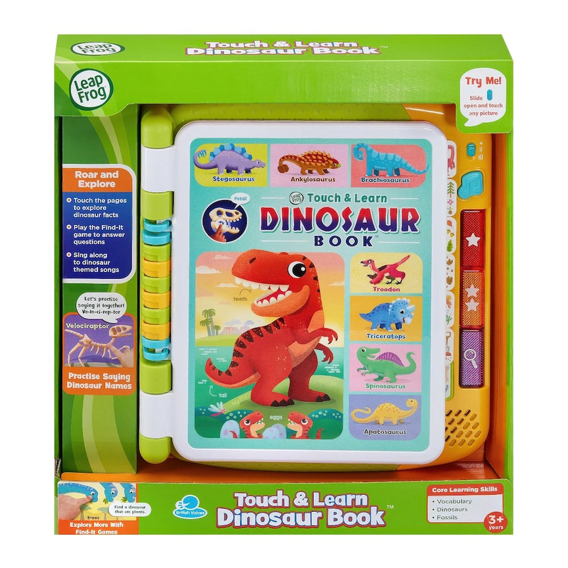 Leapfrog big touch & learn dinosaur book - dinosaur, , medium-null