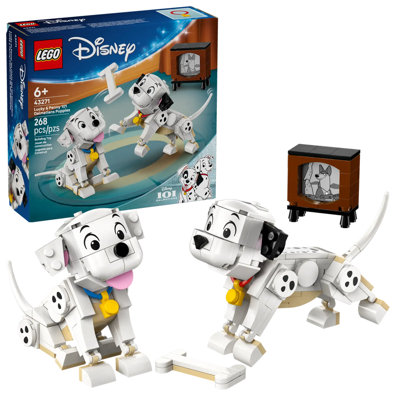 Product image: Lego disney 43271 lucky & penny 101 dalmatians puppies, , medium-null