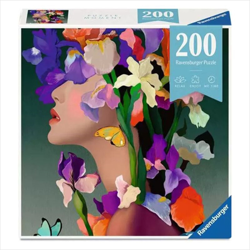 Ravensburger 200 pcs puzzle - moments - flower heads - iris 12001781, , medium-null
