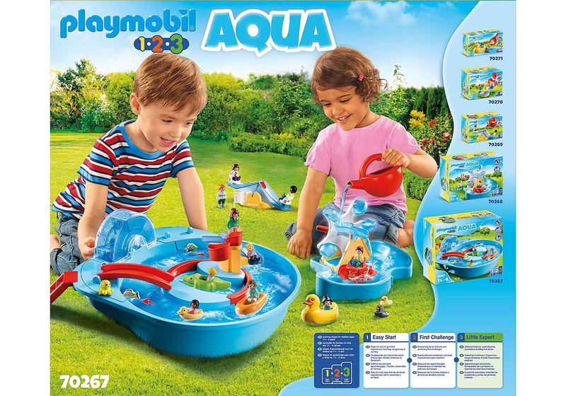 Product image: Playmobil 70267 splish splash water park for 18+ months, , medium-null