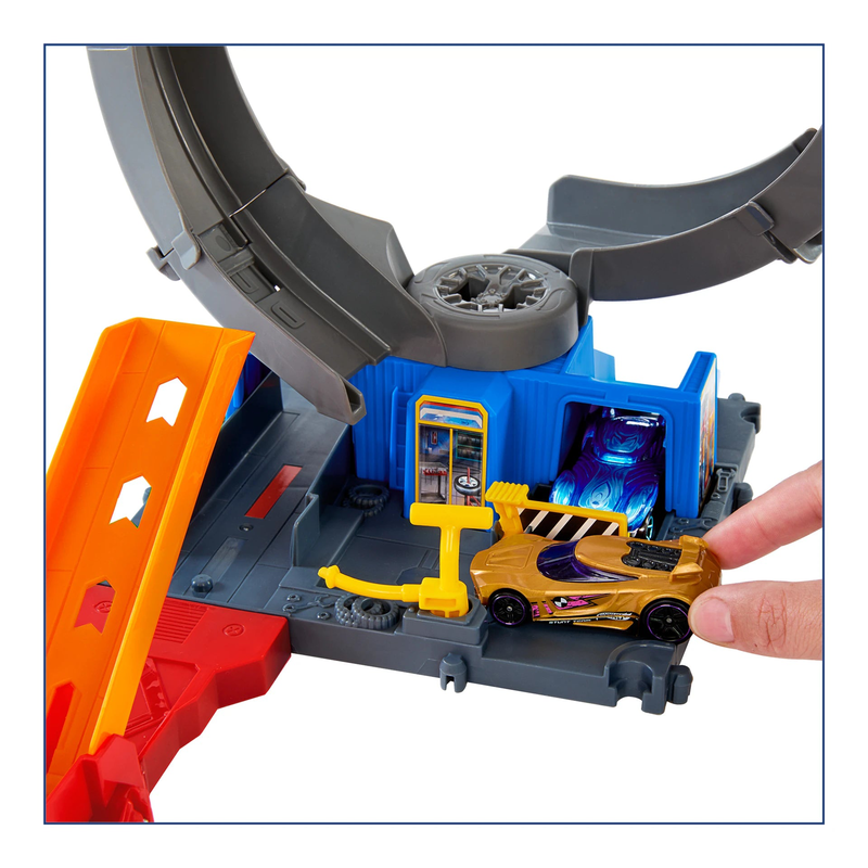 Hot wheels city let's race netflix - bat loop attack set, , medium image number null