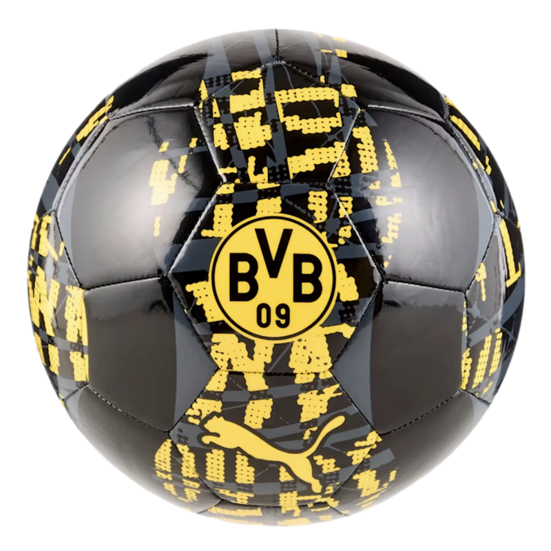 Puma bvb prematch football borussia dortmund original ball black 084551-02-null