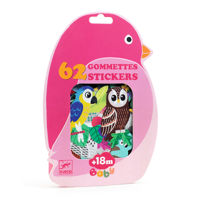 Birds - 62 baby stickers, , medium