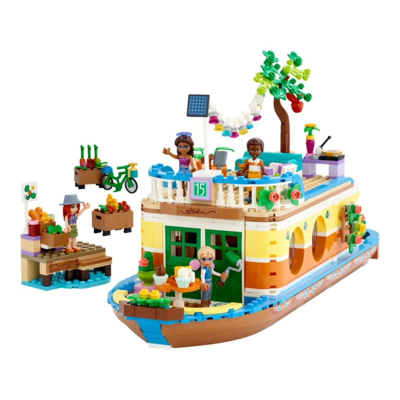 Lego 41702 friends - canal houseboat, , medium-null
