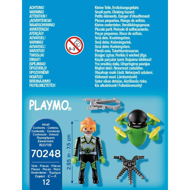 Playmobil 70248 special plus agent with drone, , medium image number null