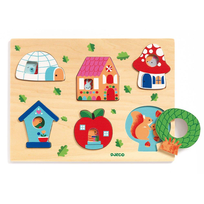 Animals house window pegs, , medium