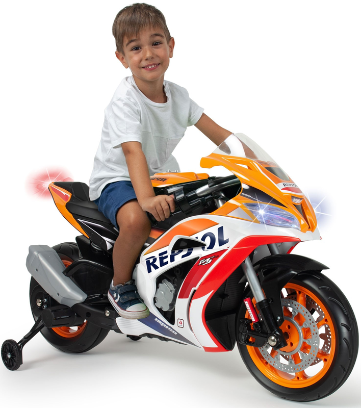 Product image: 6491-ηλεκτροκινητη μηχανη repsol original 12v πορτοκαλι injusa., , medium-null