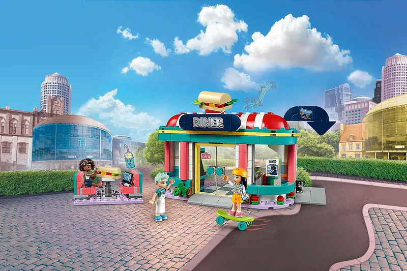 Lego friends 41728 heartlake downtown diner, , medium image number null
