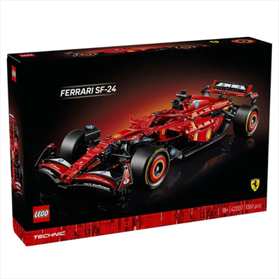 Lego technic ferrari sf-24 f1 car 42207 for ages 16+ 1361pcs, , medium