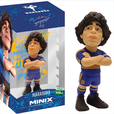 Minix figurine maradona - boca blue and yellow, , medium