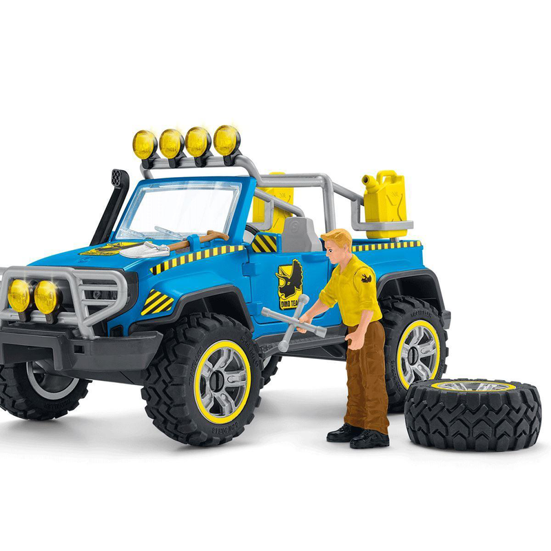 Schleich 41464 off-road vehicle with dino outpost playset, , medium image number null