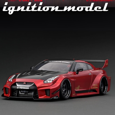Ignition 1/18 lb-works gt nissan 35gt-rr, red metallic, , medium