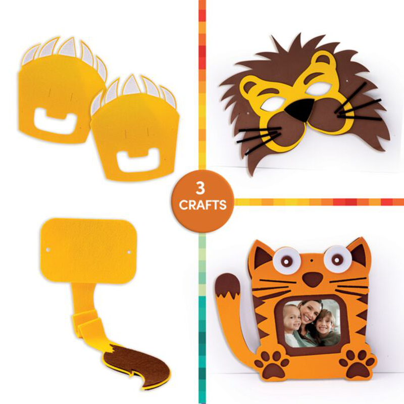 Product image: As craft animals with 3 shapes diy 3y+, , medium-null