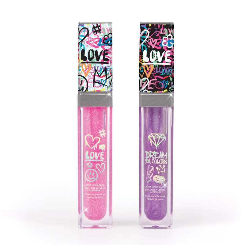 Product image: Make it real 3c4G graffiti 2pk light up lip gloss, , medium-null
