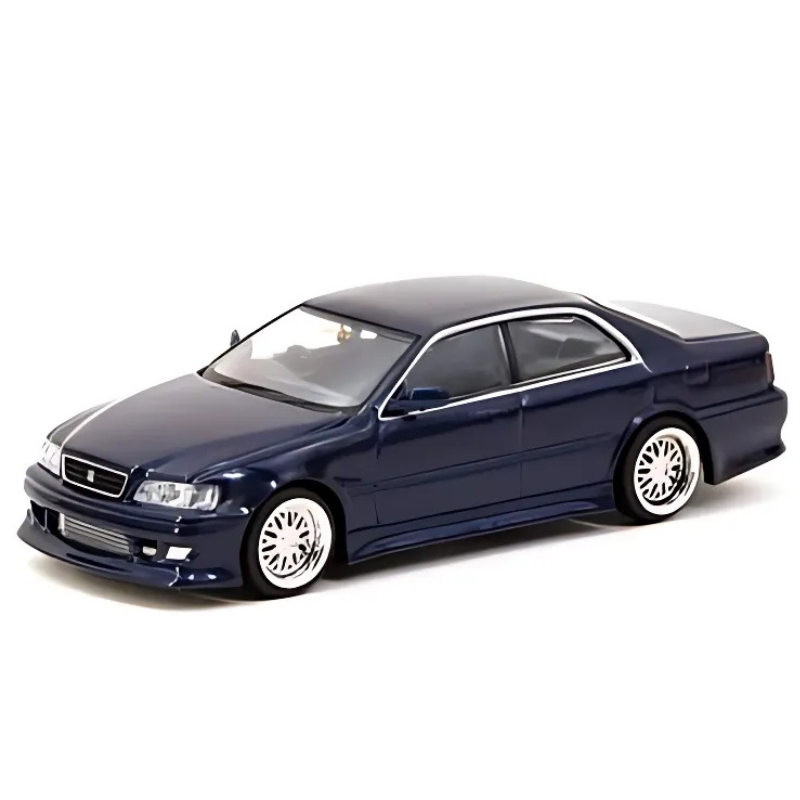 Tarmac 1/64 vertex toyota chaser jzx100, blue, , medium-null