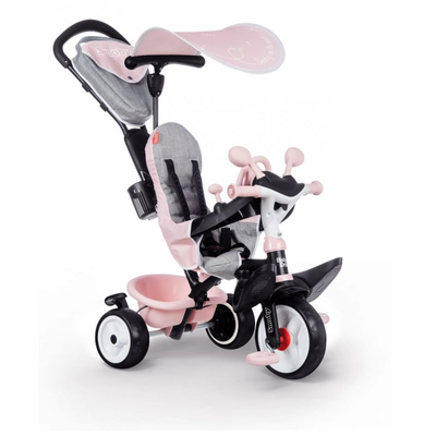 Smoby baby driver plus tricycle pink 741501, , medium