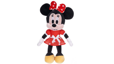 Minnie mouse plush toy &ndash; soft, cute, red dress with polka dot bow 50cm, , medium
