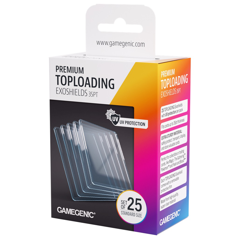 Gamegenic premium toploading exoshields set of 25 standard size, , medium-null
