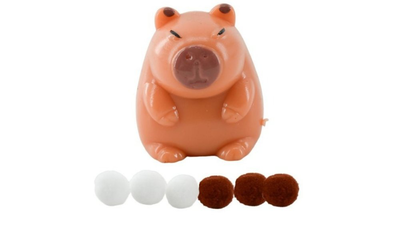 Capybara squishy toy – stress relief kawaii, , medium