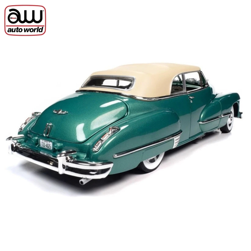 Auto world 1/18 1947 cadillac series 62 cabriolet, ardsley green metallic, , medium-null