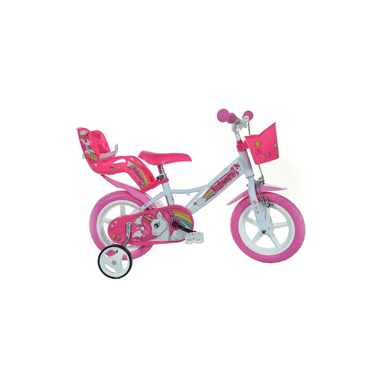 Dino bikes 124rl-un unicorn 12" bicycle, , medium-null