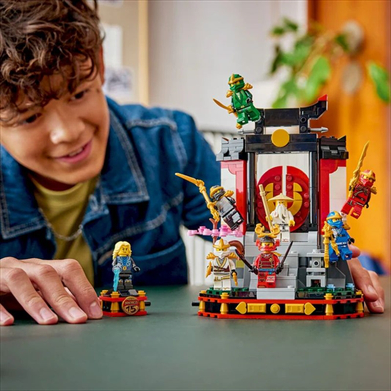 Lego 71866 ninjago - ninja character display 15th anniversary, , medium-null
