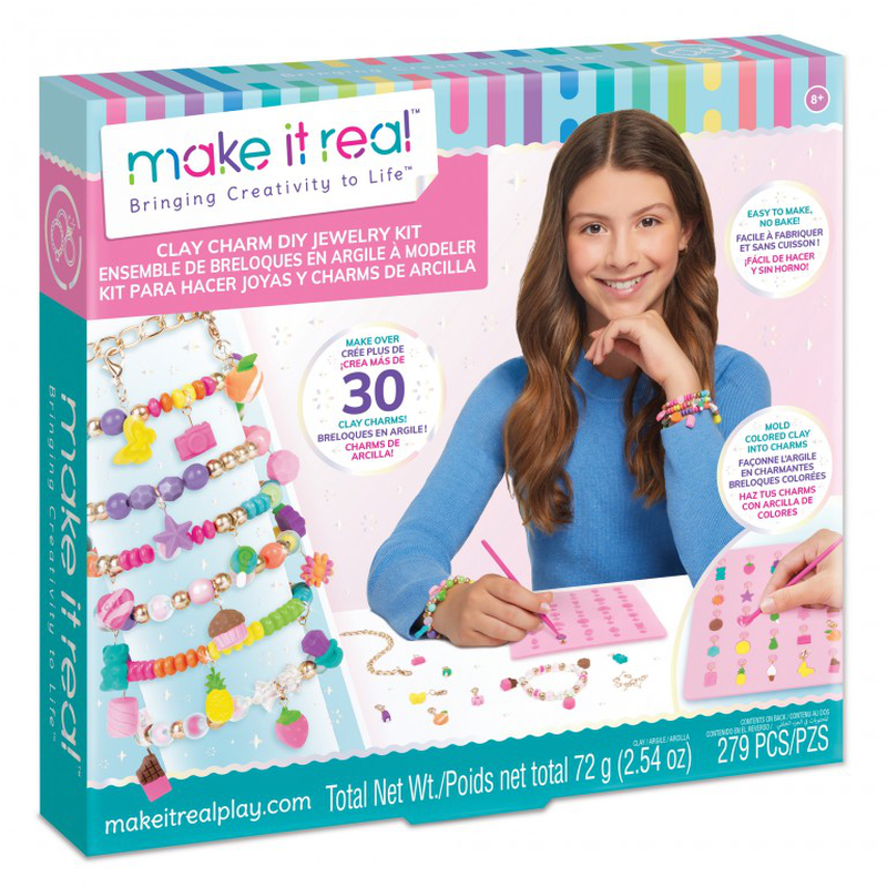 Product image: Make it real clay charm diy jewelry kit 1422, , medium-null