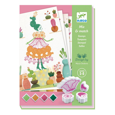 Flower girls stamp set, , medium