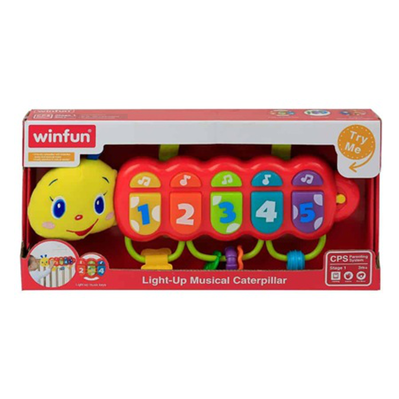 Winfun light-up musical caterpillar 3m+ 000215, , medium-null