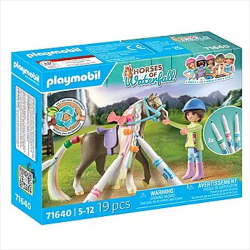 Product image: Playmobil 71640 horses of waterfall - washable horse set, , medium-null