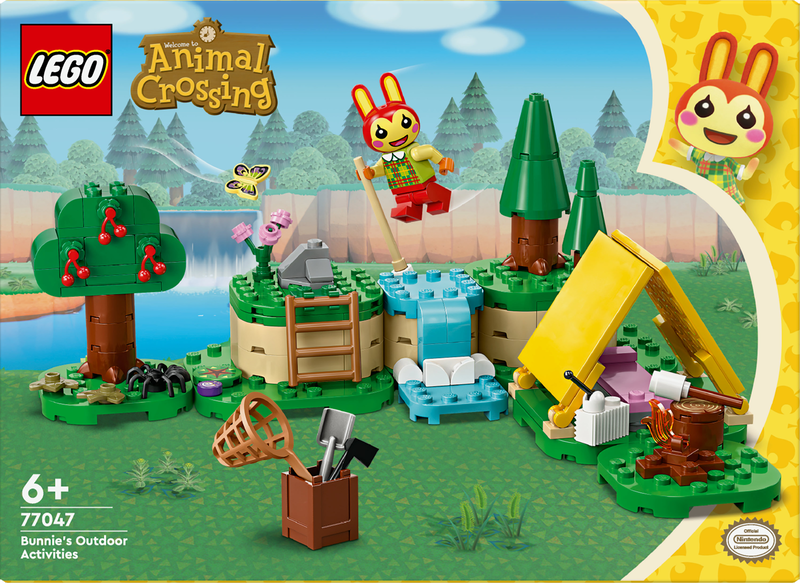 Lego animal crossing bunnie's outdoor activities 77047 for ages 6+ 164pcs, , medium-null