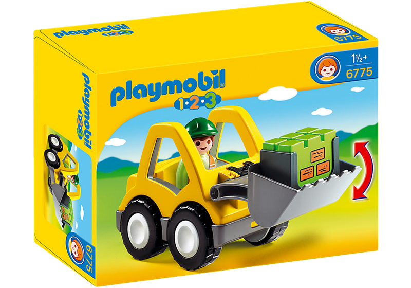 Playmobil 6775 1.2.3 excavator, , medium image number null