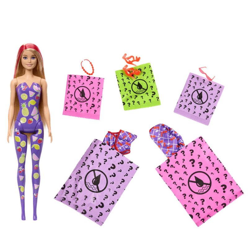 Product image: Barbie dolls & accessories - color reveal doll hjx49, , medium-null