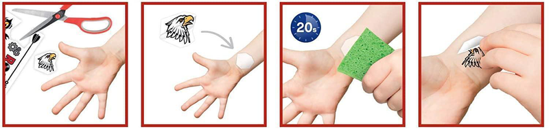 Product image: Buki france wash-off tattoos, , medium-null