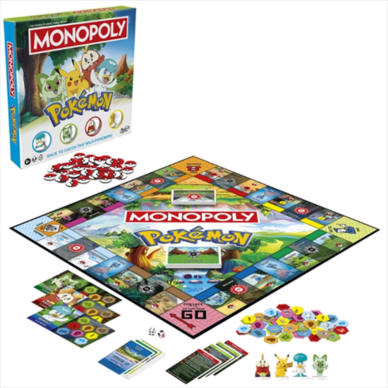 Monopoly pok&eacute;mon board game monopoly *english version*, , medium-null