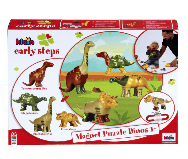 Theo klein early steps - magnet-dino-puzzle 4 dinos, , medium-null
