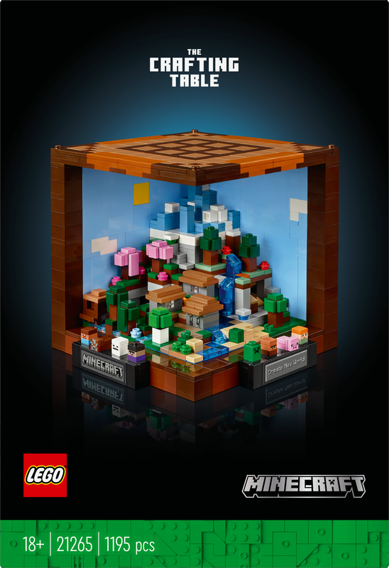 Lego minecraft the crafting table 21265 for ages 18+ 1195pcs, , medium-null
