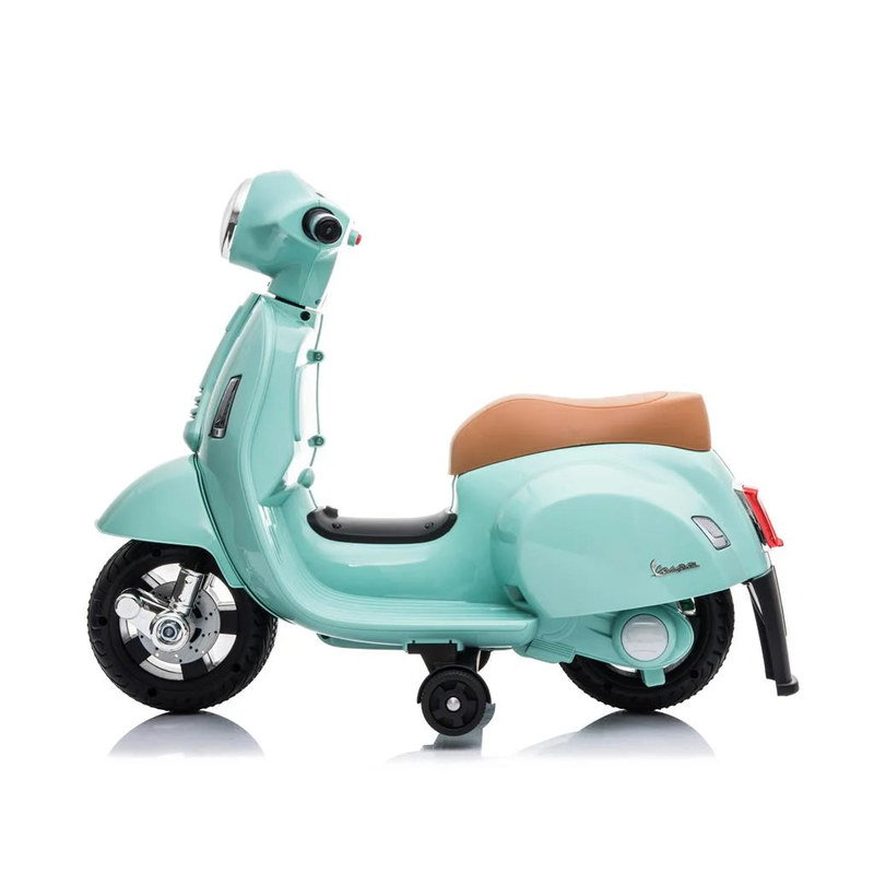 Mini vespa kids electric 6v battery powered motorbike ride-on - green image number null