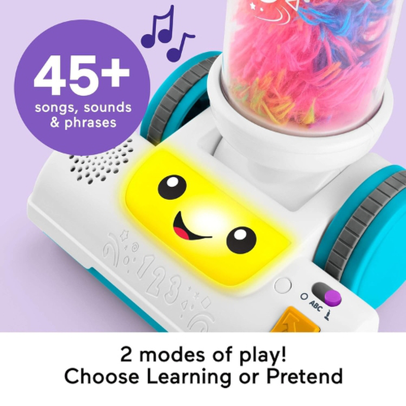 Fisher-price toddler toy laugh & learn 2-in-1 vacuum (jmm35) 2y+, , medium-null