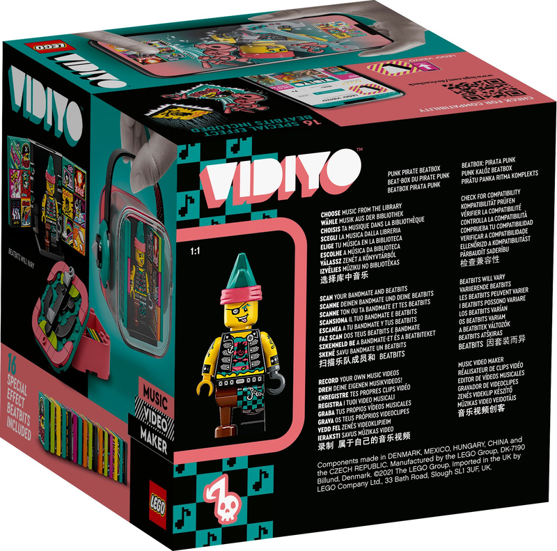 Lego vidiyo punk pirate beatbox 43103 for ages 7+ 73pcs, , medium-null