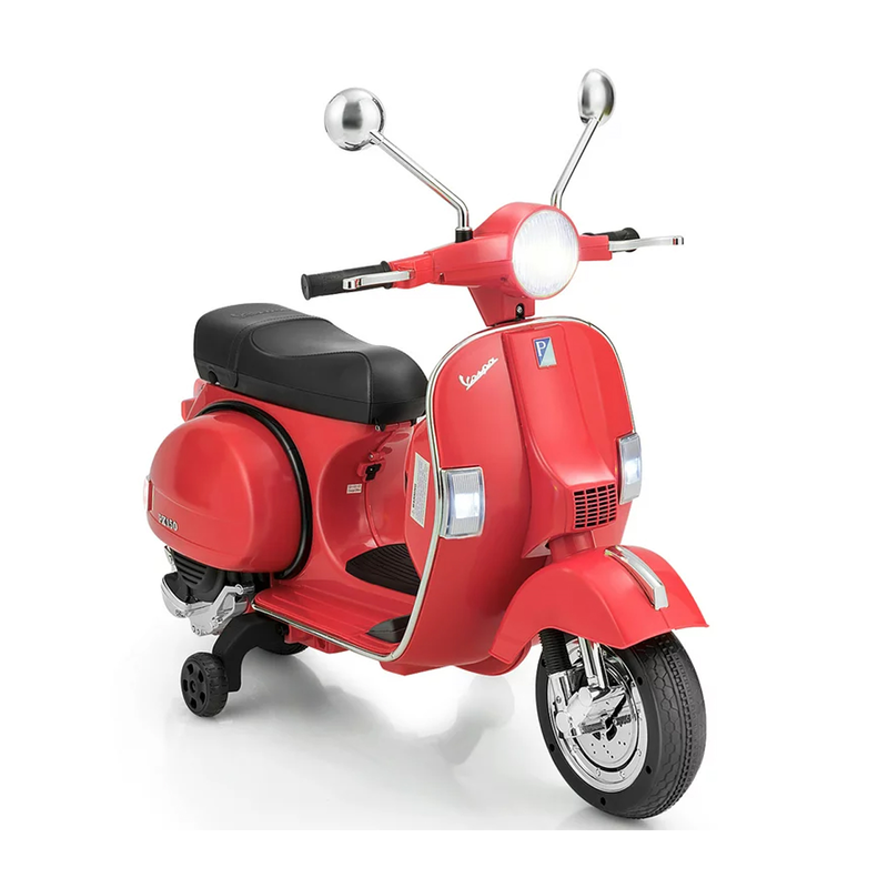 Kids ride on electric motorcycle vespa 6v px150, , medium-null