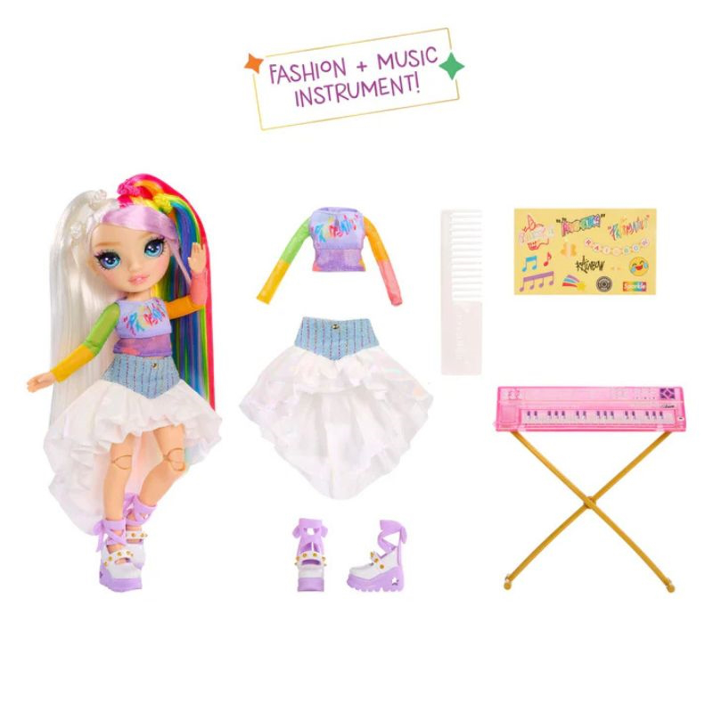 Rainbow high jr high rock band - amaya - rainbow 9&rdquo; fashion doll 565772, , medium-null