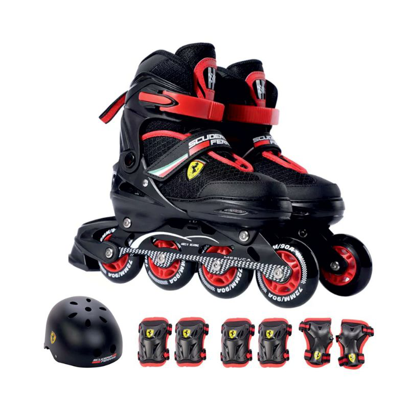 Ferrari inline skates set black, , medium image number null